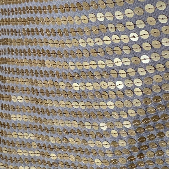 KENNETH COLE NY - NWT - sequin olive mini skirt, zipper - 12 - Picture 10 of 16